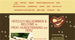 Desktop Screenshot of hundetrainingmitherz.at